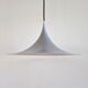 Silver colored Semi pendant lamp by Bonderup & Torsten Thorup for F&M
