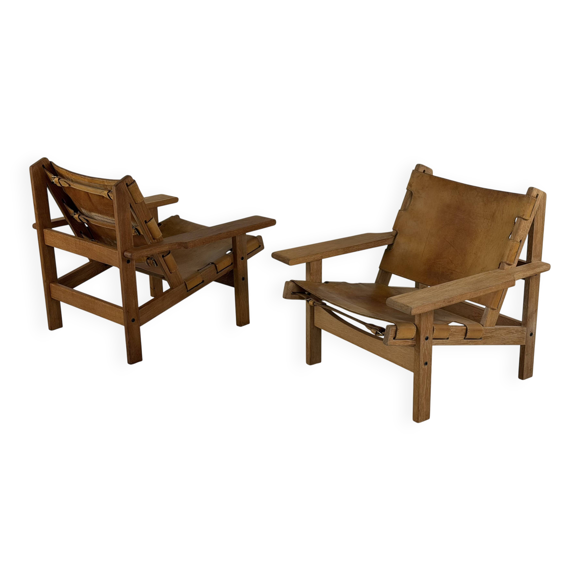 Armchairs model 168 "Jadtstol" by Kurt Østervig for KP Mobler - 1960s