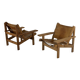 Armchairs model 168 "Jadtstol" by Kurt Østervig for KP Mobler - 1960s
