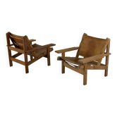 Armchairs model 168 "Jadtstol" by Kurt Østervig for KP Mobler - 1960s