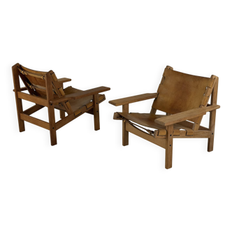 Armchairs model 168 "Jadtstol" by Kurt Østervig for KP Mobler - 1960s