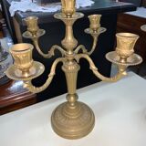 Pair of brass candlesticks