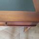minister's desk - 2 drawers - solid wood - faux leather writing pad - Louis Philippe