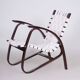 Vintage Art Deco Armchair in Beech by Jan Vaněk, Czech, 1930s
