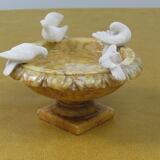 Alabaster bird bath