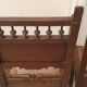 Lot de 2 chaises bois massif tête de lion