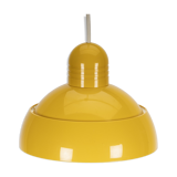 Yellow plastic 70s osram pendant lamp