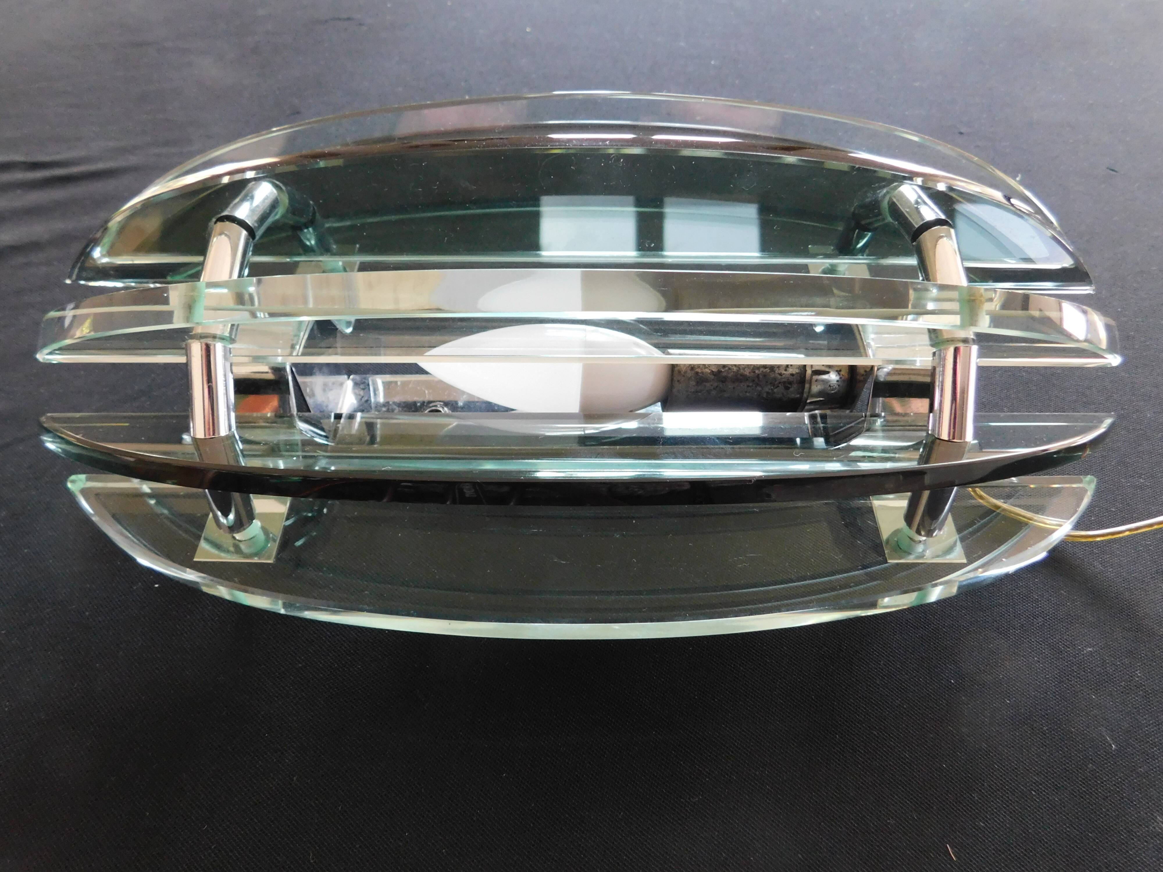 4 vintage italian design veca wall lamps