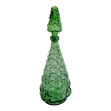 Green Empoli bubbles decanter