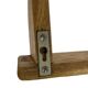 Vintage oak wall rack book shelf 1970s wood minimalist design
