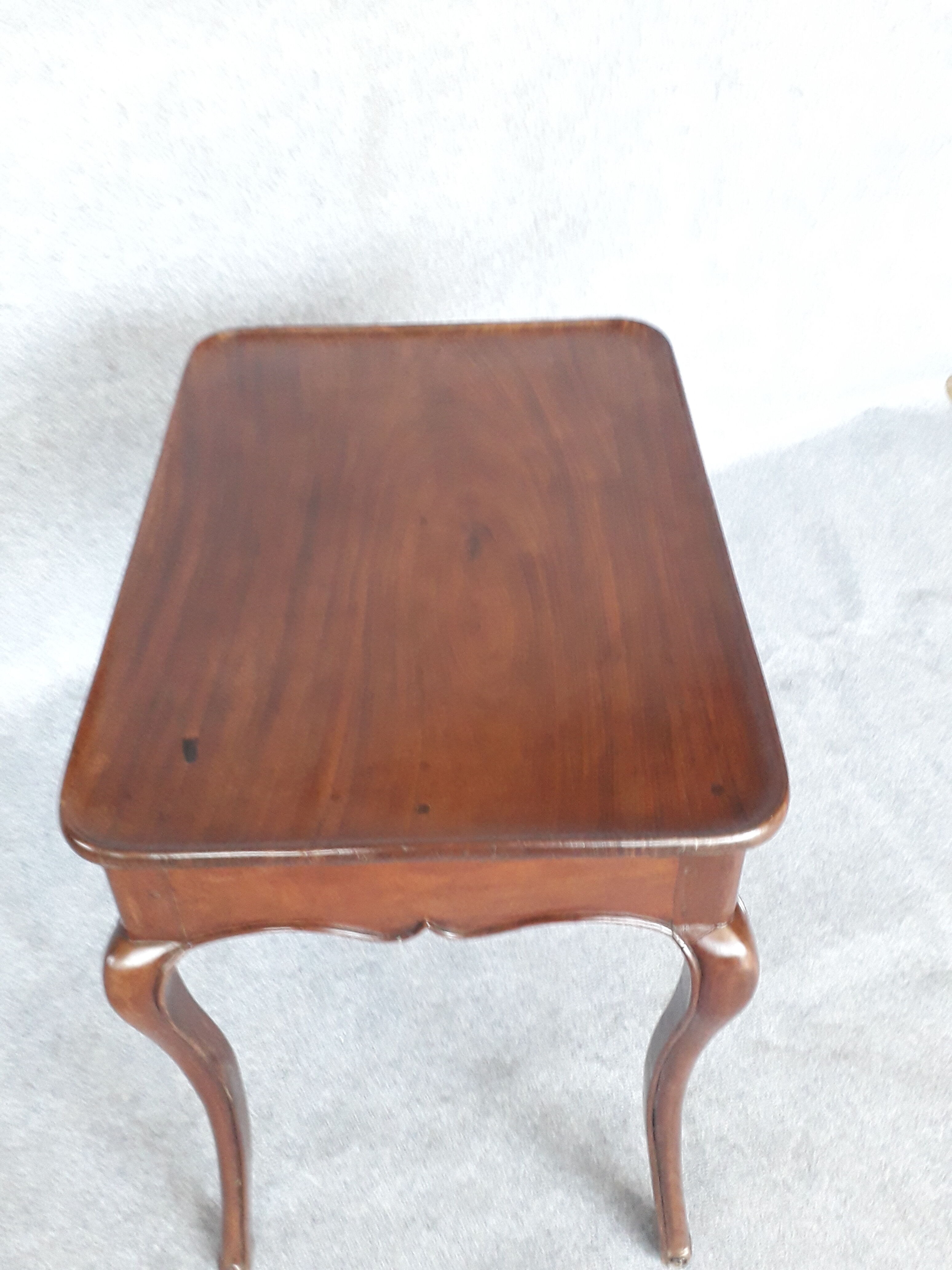 Louis XV period mahogany cabaret table