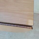Oval table with formica flap