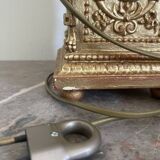 Antique Large Cassolette Lamp Empire Greek Roman Gilded Wood 19th Century 60