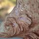 Ceramic fish statuette signed
