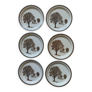 assiettes vintage 70