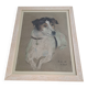 Tableau ancien animalier, Pastel.