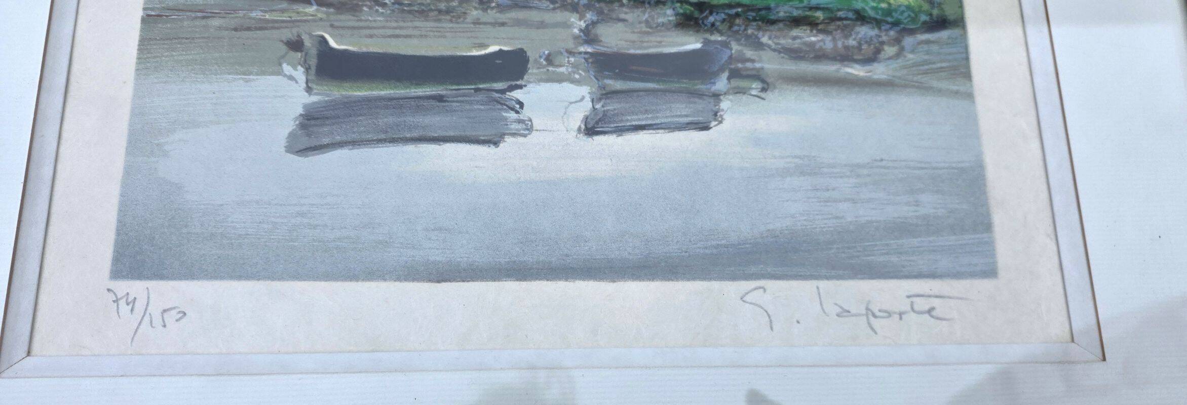 Georges LAPORTE Original Colour Lithograph Signed and Numbered 74/150