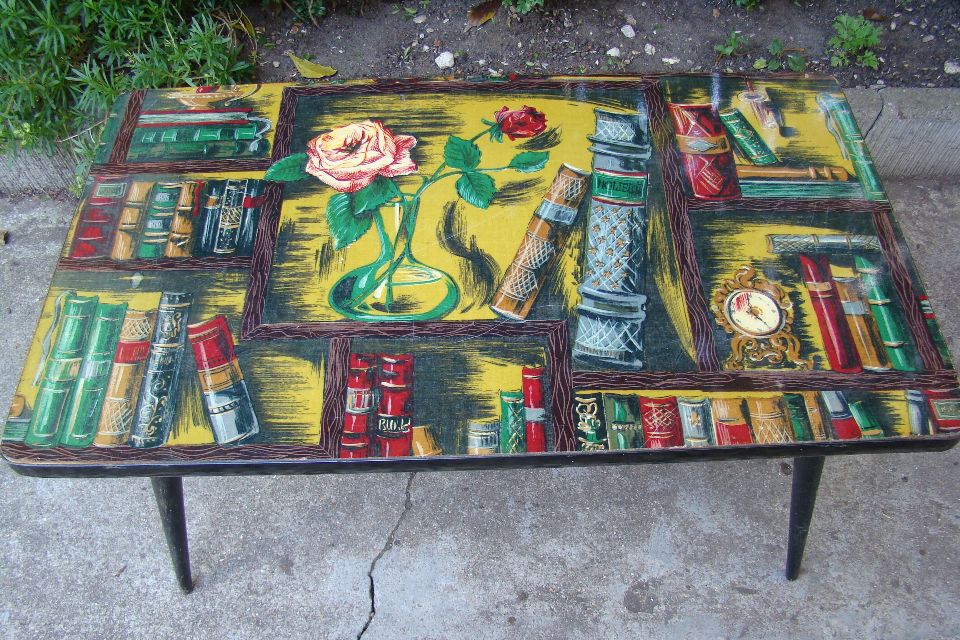 Vintage formica coffee table, 60s