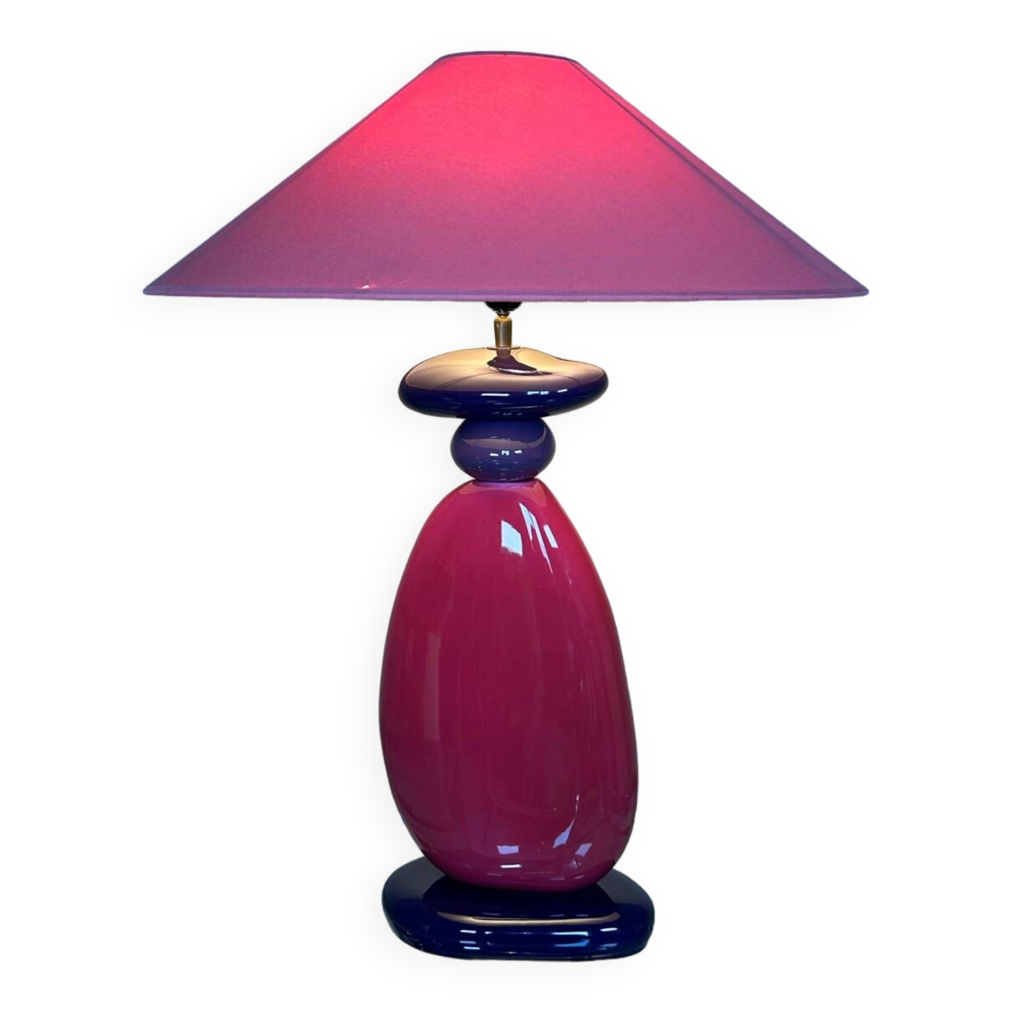 Large pebble lamp François Chatain 80s