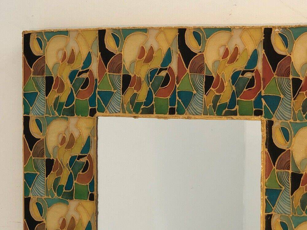 Petit miroir en céramique