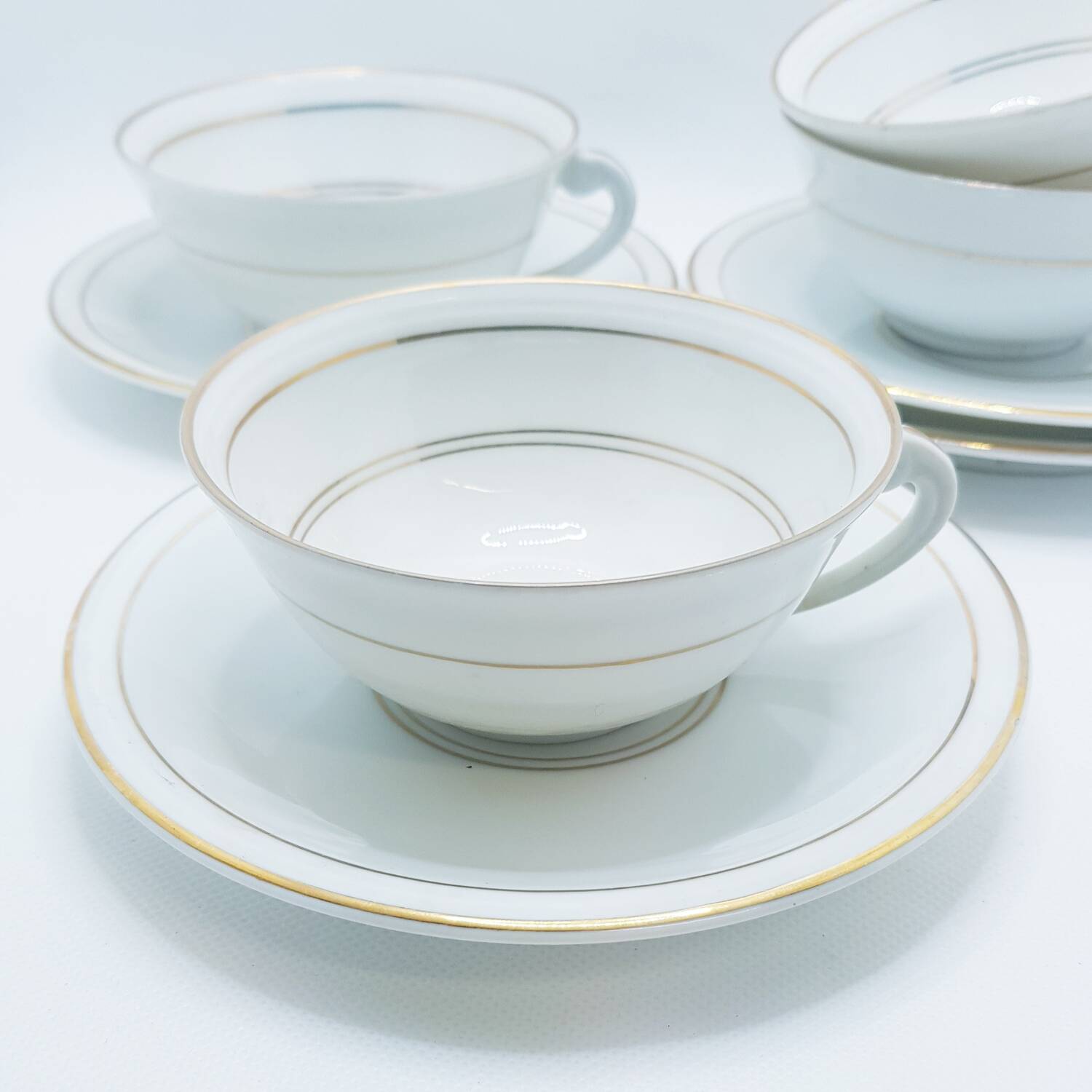 Charles Ahrenfeldt art deco teacups