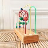 Wooden labyrinth abacus