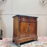 Flamed mahogany buffet in empire style return from egypt 19th century
