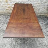 Oak farm table with two extensions