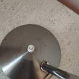 Vintage brushed aluminum wall lamp