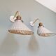 Pair of mercurized glass wall sconces, Maison Malabert, 1930s