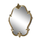 Miroir bronze doré, 36x28 cm