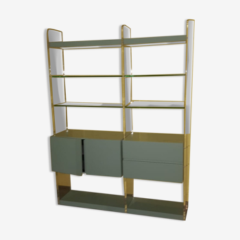 Shelf design plexiglass, glass and wood