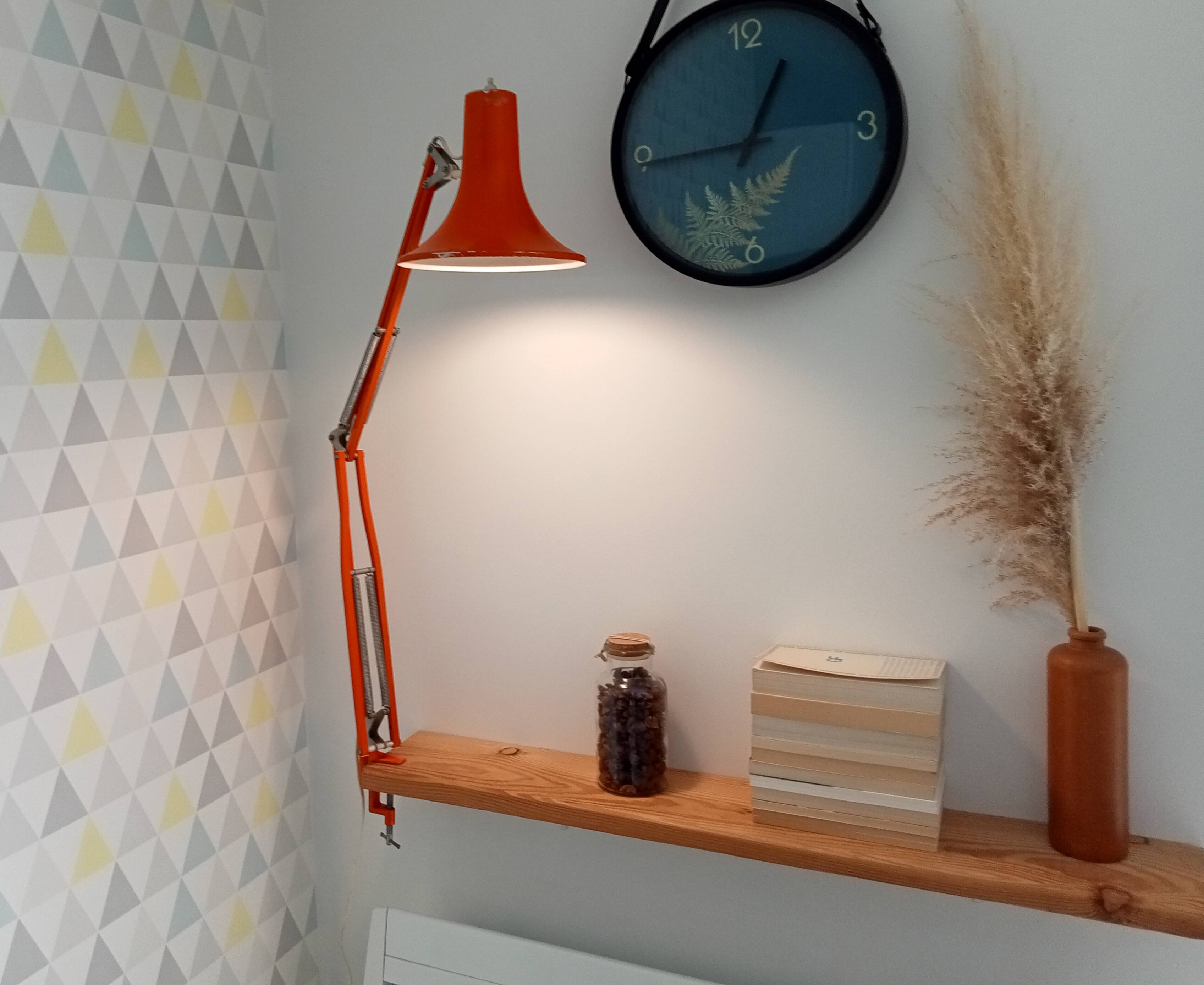 Vintage seventies architect lamp