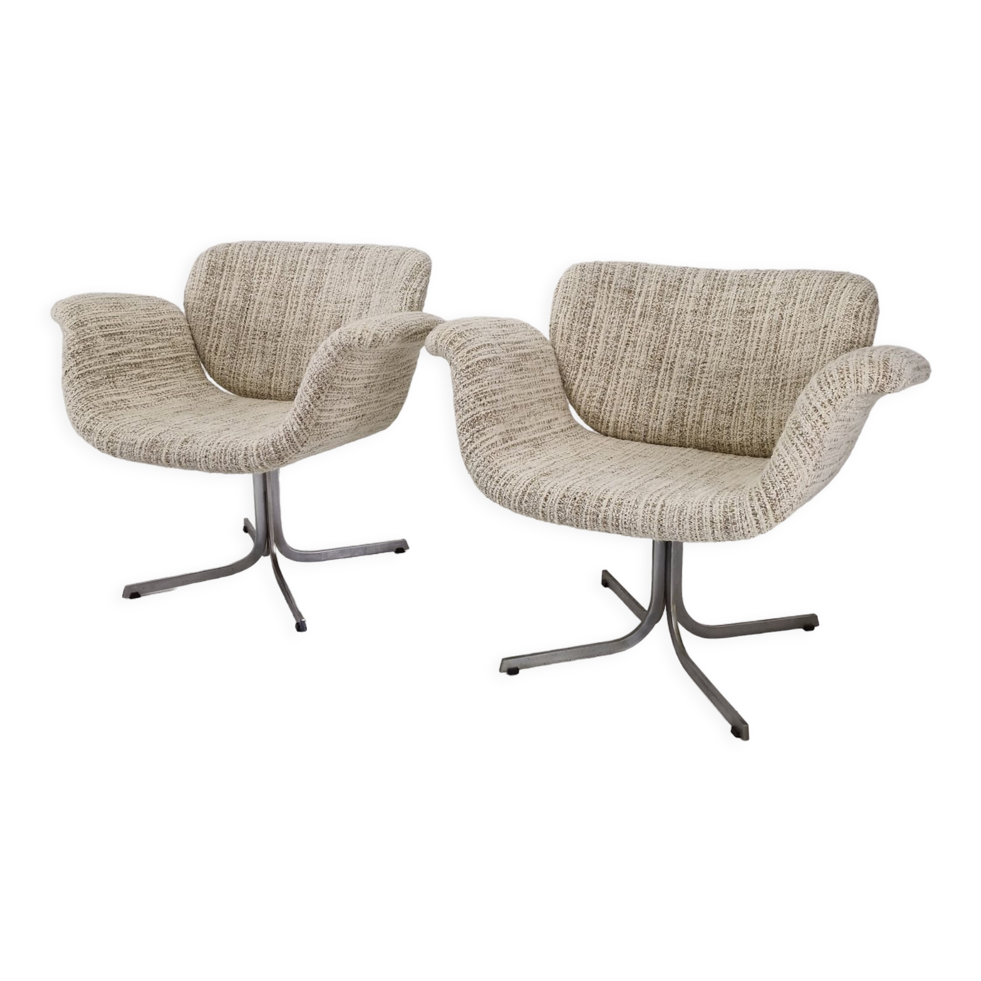 Large set of Tulip chairs by Pierre Paulin for Artifort, 1960s.