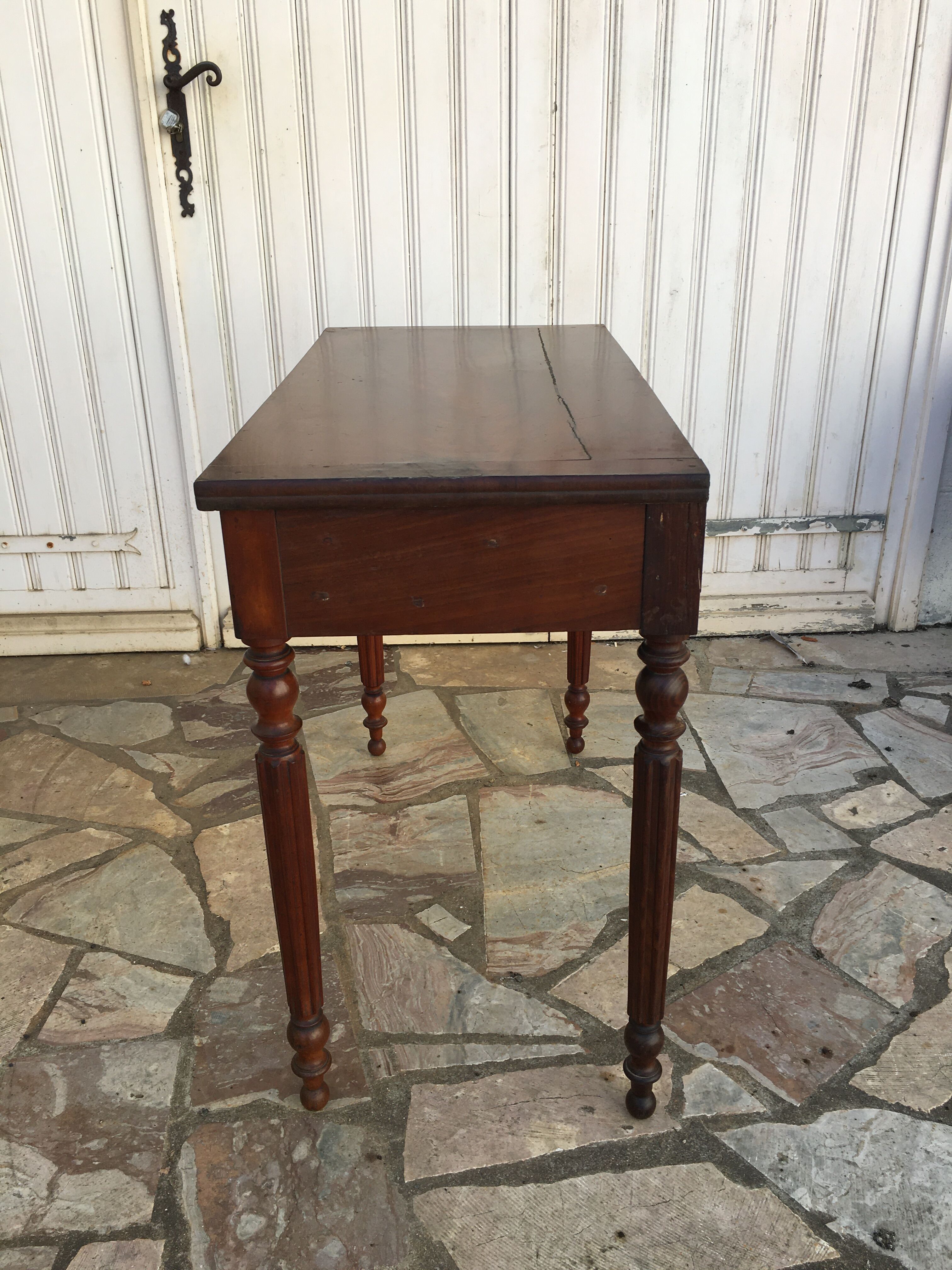 Louis Philippe console in mahogany 19th century