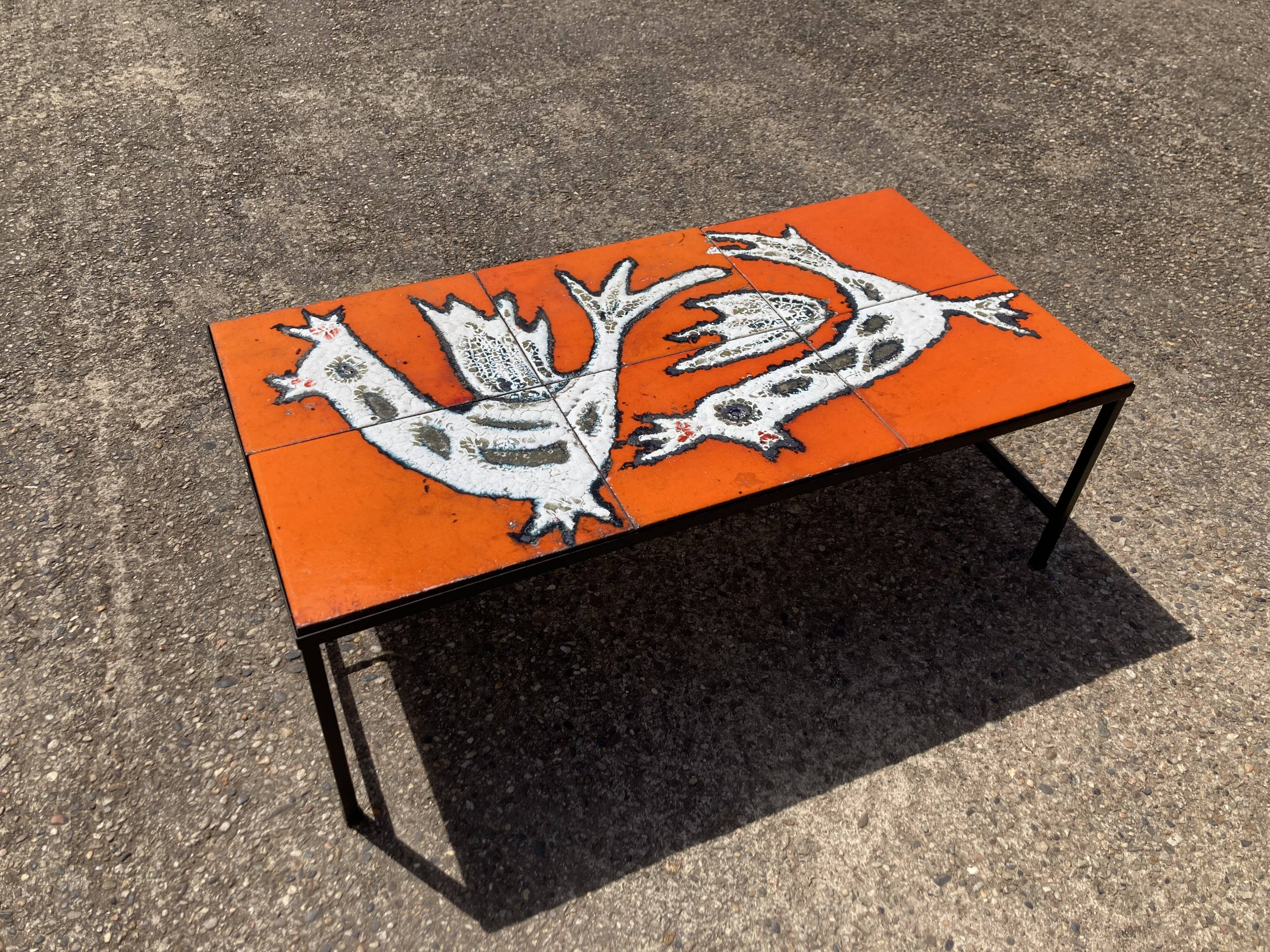 Ceramic coffee table