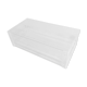 Acrylic and glass coffee table