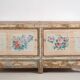 Antique white sideboard with original illustrations (c.1900) #7