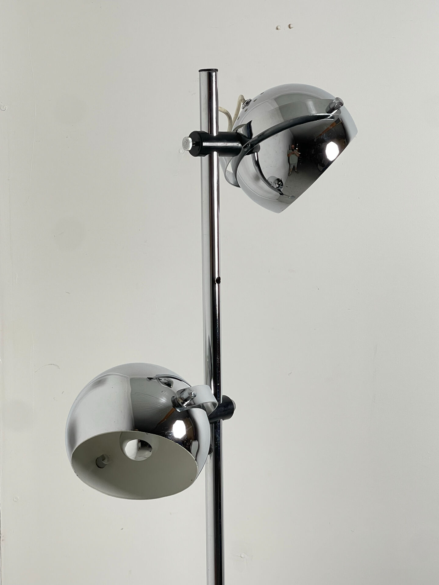 1970s floor lamp with 2 spots