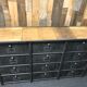 Valve cabinet industrial shoes 12 valves STRAFOR metal wood