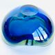 Sommerso Murano glass ashtray, 1960s