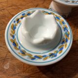 2 ceramic candle holders