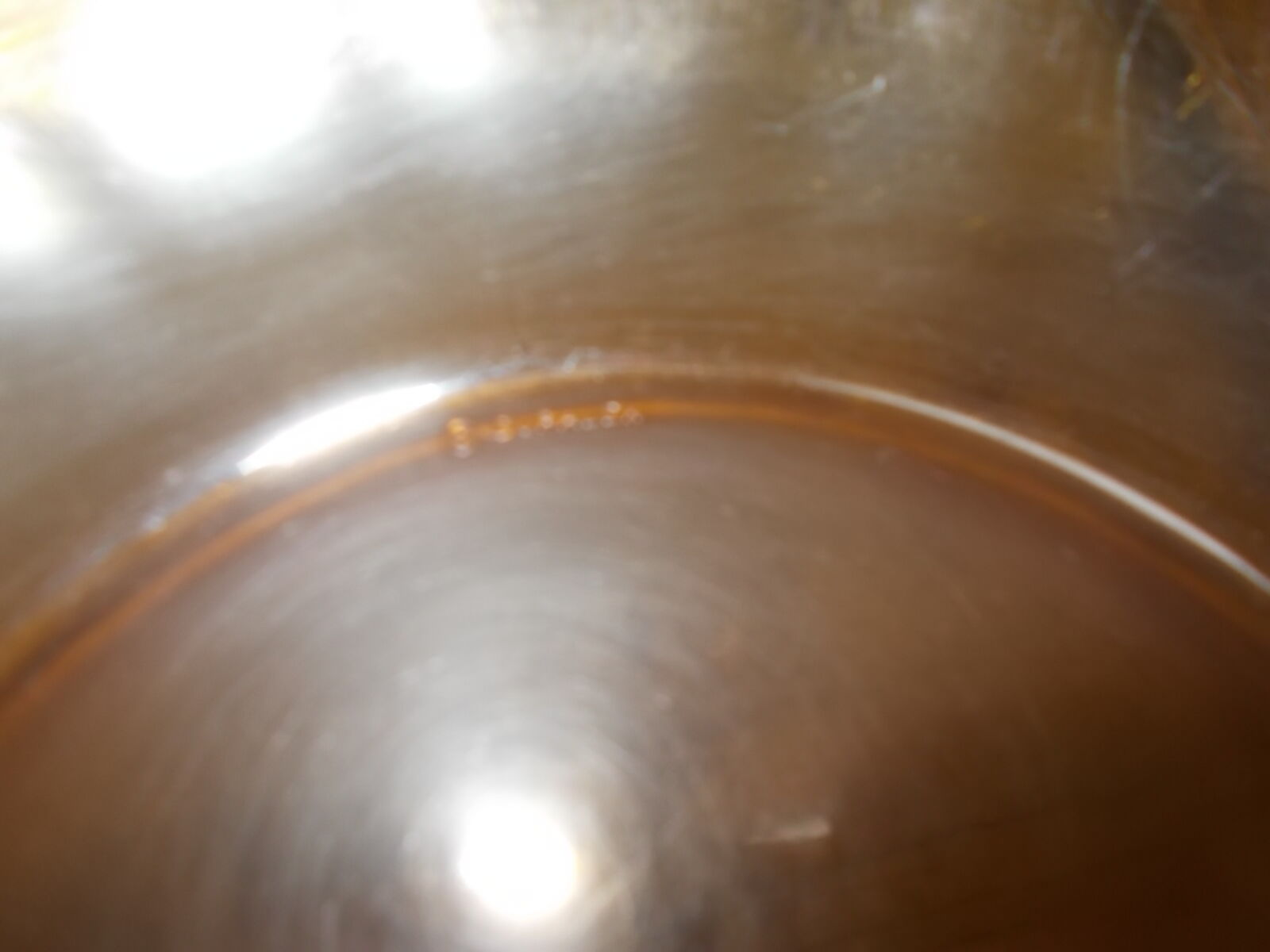 Lot of 5 yellow Duralex deep plates.