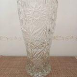 Large crystal vase