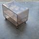 Smoked plexiglass side table, Michel Dumas for Roche Bobois, year