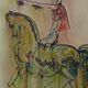 Salvador Dali: Horses, the Roman Knight - signed lithograph
