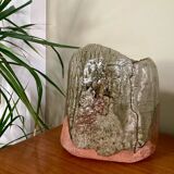 Glazed terracotta vase