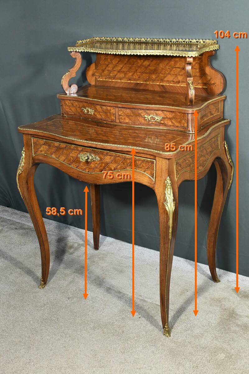 Rosewood Stepped Desk – Part 2, 19th Century