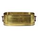 Large Oval Brass Planter Vintage XL Cachepot 41cm