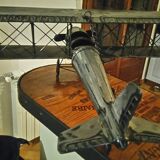 Biplane metal plane